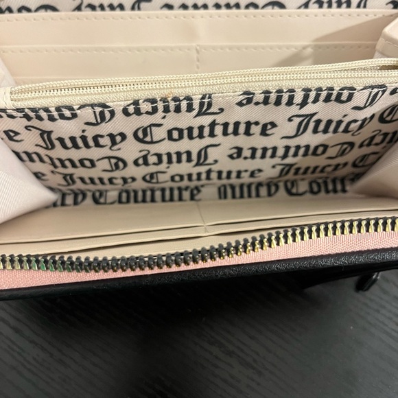 Juicy Couture Cream and Black Logo Wallet - Picture 3 of 4